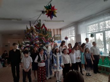 Новогодний хоровод (представление у елки).