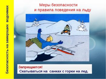 Беседа: "Безопасное поведение на водоемах"